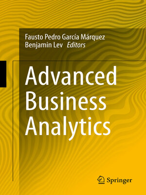 cover image of Advanced Business Analytics